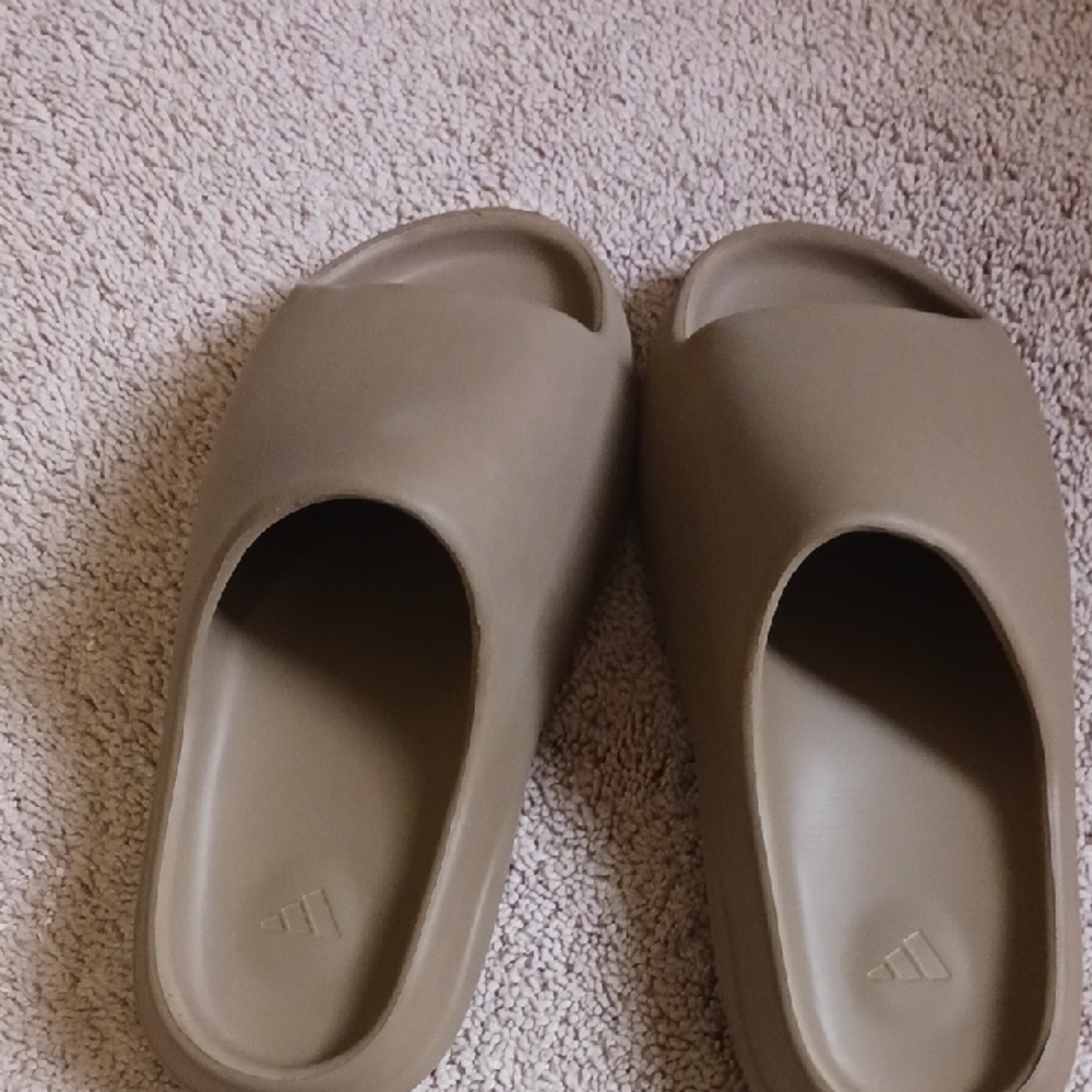Adidas Brown Slide Sandals